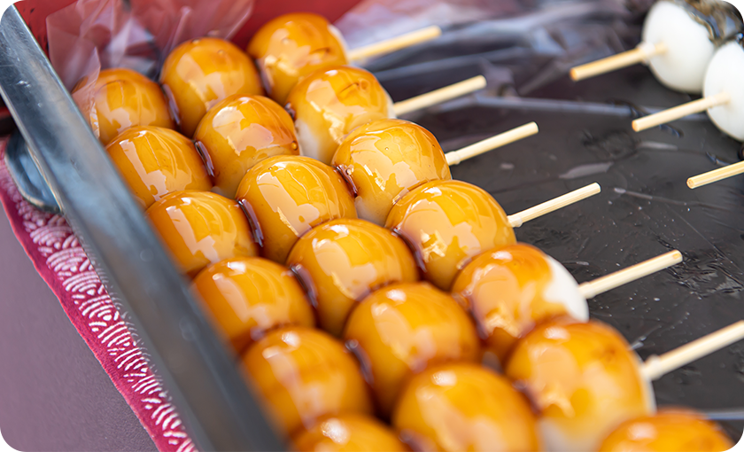 一久のみたらし団子でほっと一息!